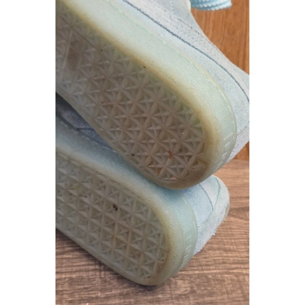 Puma Suede Heart Reset‎ Sneaker Shoes Womens Size 8.5 Aruba Blue